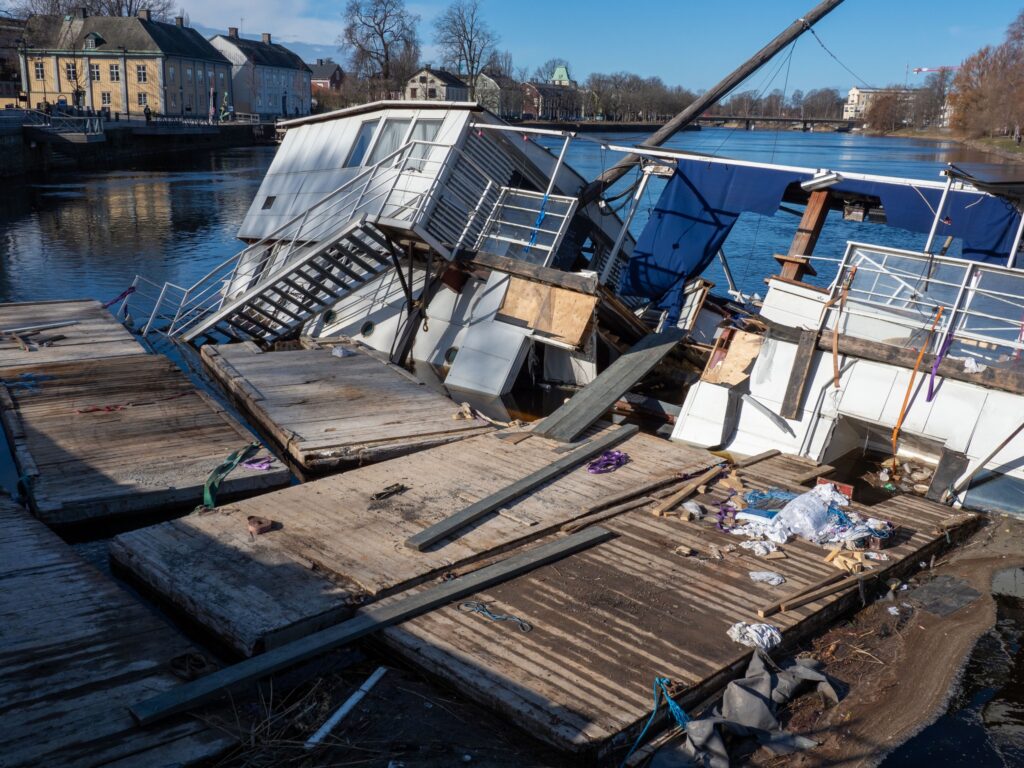 Bild efter haveriet